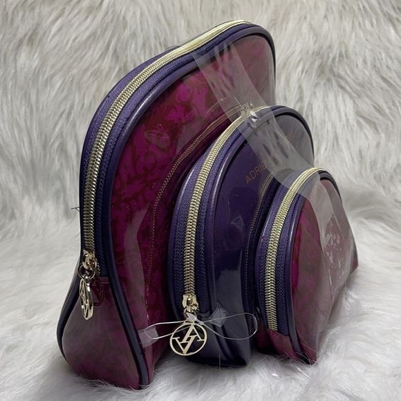 NEW ADRIENNE VITTADINI STUDIO COSMETIC BAGS - Picture 2 of 8
